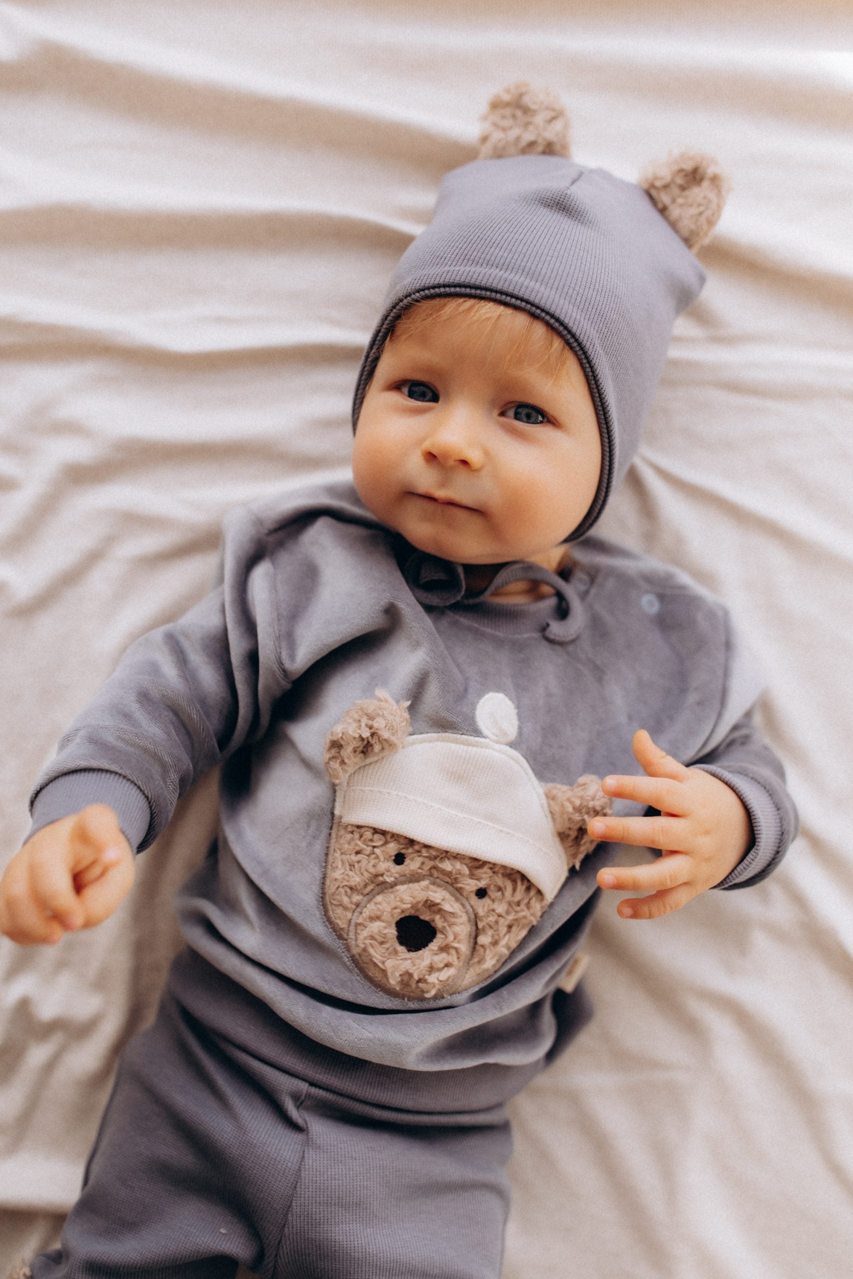 HAT WITH TEDDY EARS – GOTS – AW26