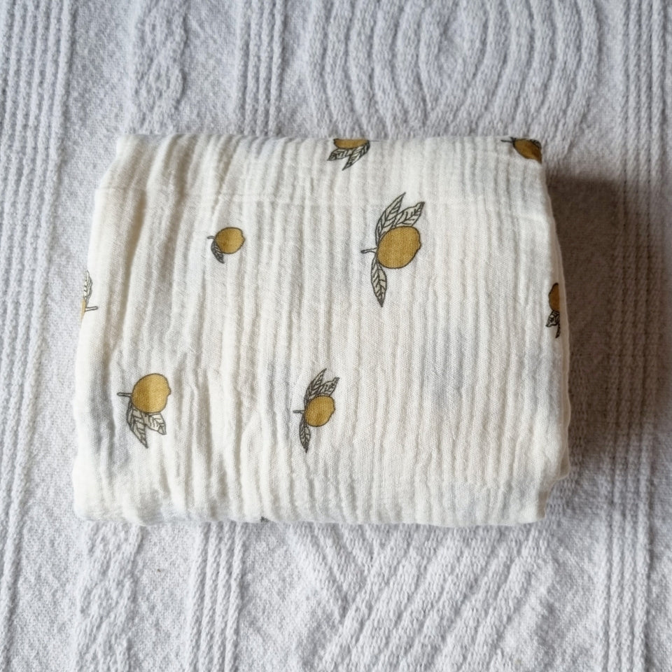 Soft Muslin Swaddle 🍋