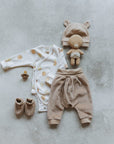 LONGSLEEVE WRAP BODYSUIT- GOTS-NOOS