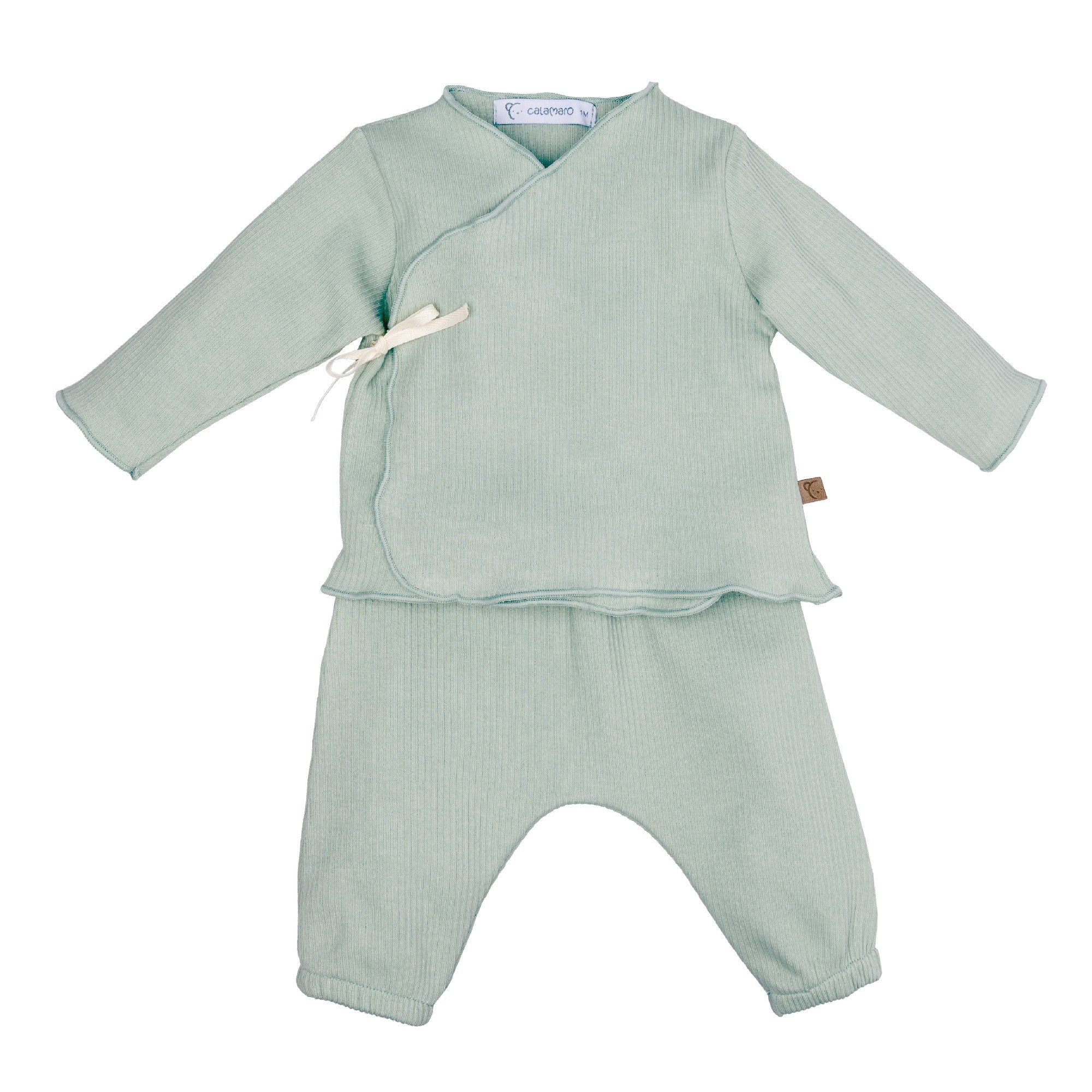 Natural Gift - Mint Set and Bib 3-6 Months