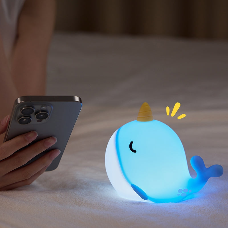 Narwhal Whale Night Light