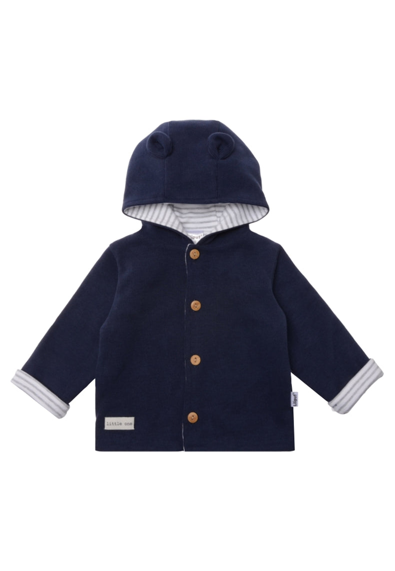 3-piece Rib-Knit Set in Navy