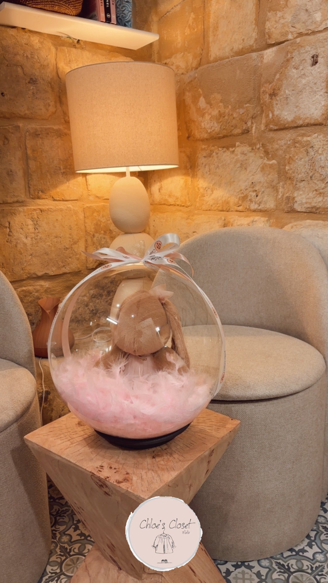Organic Bunny Bobo Balloon Add-on