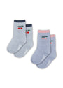 2 PACK JAQUARD FRILL SOCKS