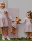 SOFT TOY WITH TUTU DRESS – TEDDY Wooly Organic